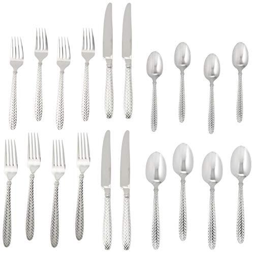 Wallace Wallace Reins 18/10 Stainless Steel Flatware Set, 20-Piece, Service for 4