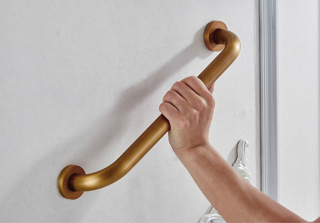 700Brass 700Brass 20-inch Grab Bar for Hotel/Motel/Home Bathtub, Solid Brass, Antique Bronze, Heavy-Duty Construction, Shower Grab Bars