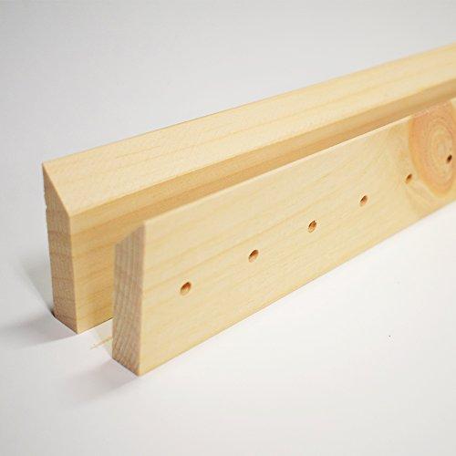 TFKitchen Wooden French Cleat 3/4\" Thick, 3 Inches Depth x 36 Inches Width