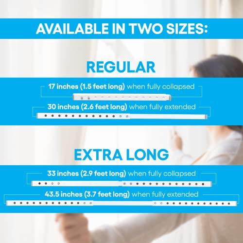 The Lock-It Block-It The Lock-it Block-it Extra Long (1 Device) Home Security Adjustable Window Security Bars/Window Lock Bar, Security Bar for Sliding Glass Door, Child Safety Lock & Sliding Patio Door Security Bar