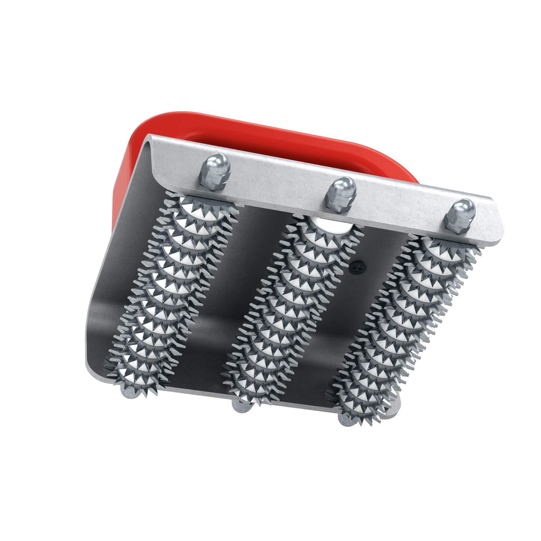 Bon Tool Bon 86-101 Carpet Seam Roller - Triple Star Wheel - Plastic Handle