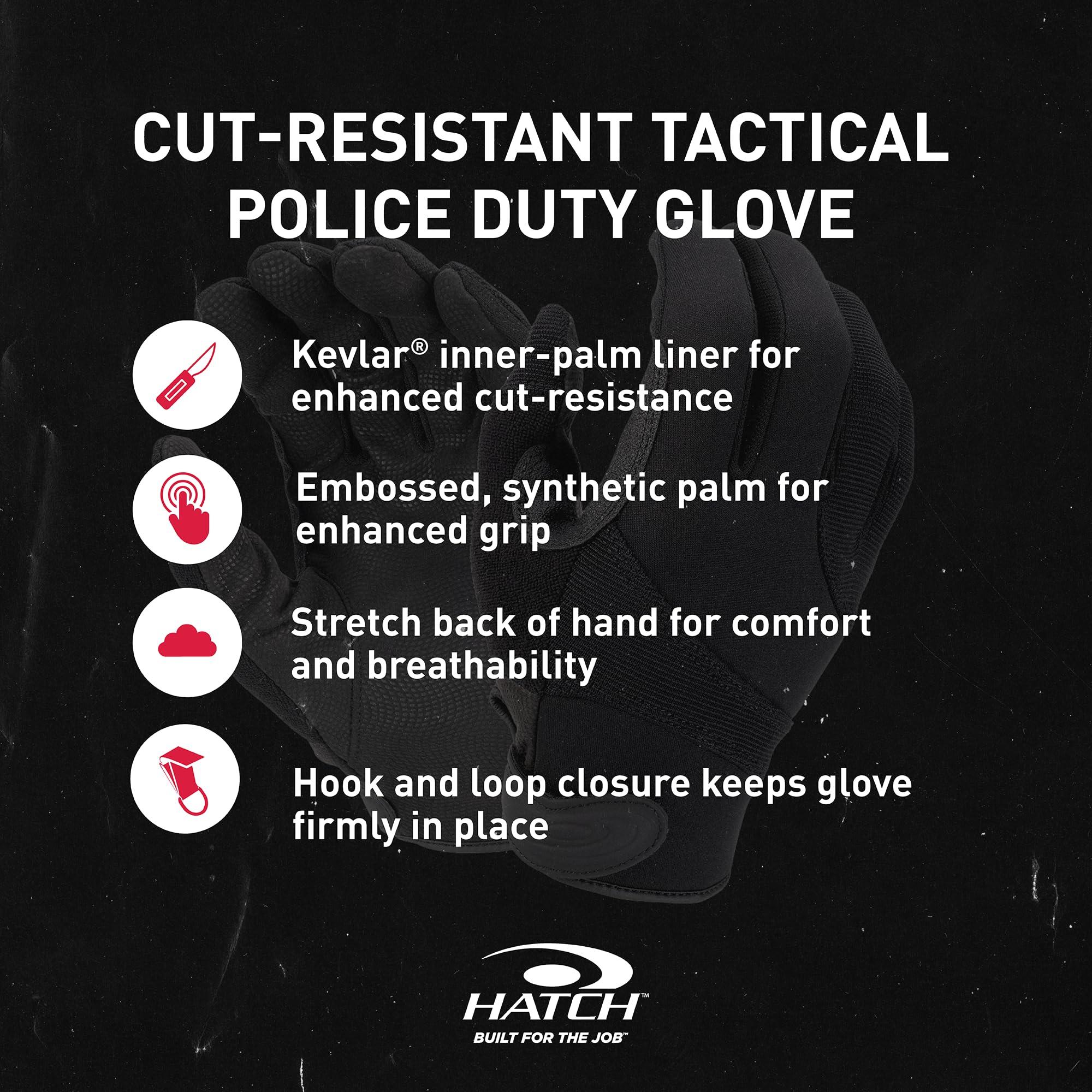 HATCH HATCH StreetGuard with Kevlar Cut Resistant Glove, Black, Large