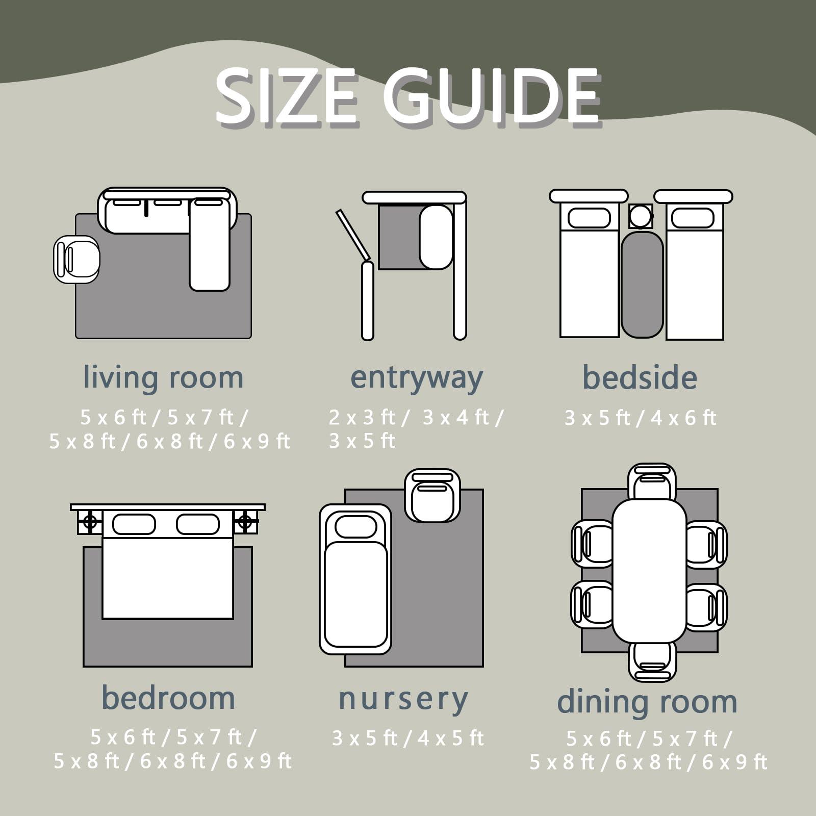 GEDAEUBA Zen Stone Bamboo Japanese Garden Rug, 4x6 Rug, Washable Rugs for Living Room Bedroom, Large Area Rug, Non Slip Soft Low Pile Indoor Carpet & Home Decor