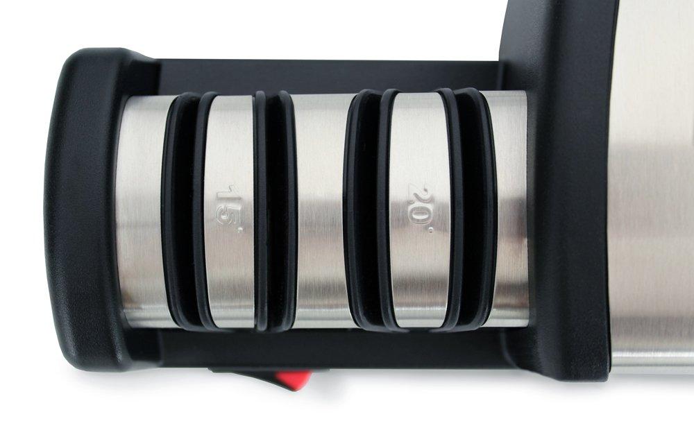 Chef's Choice ChefsChoice 290 Knife Sharpeners AngleSelect Hybrid 15 and 20-Degree Diamond Hone, 3-Stage, Black