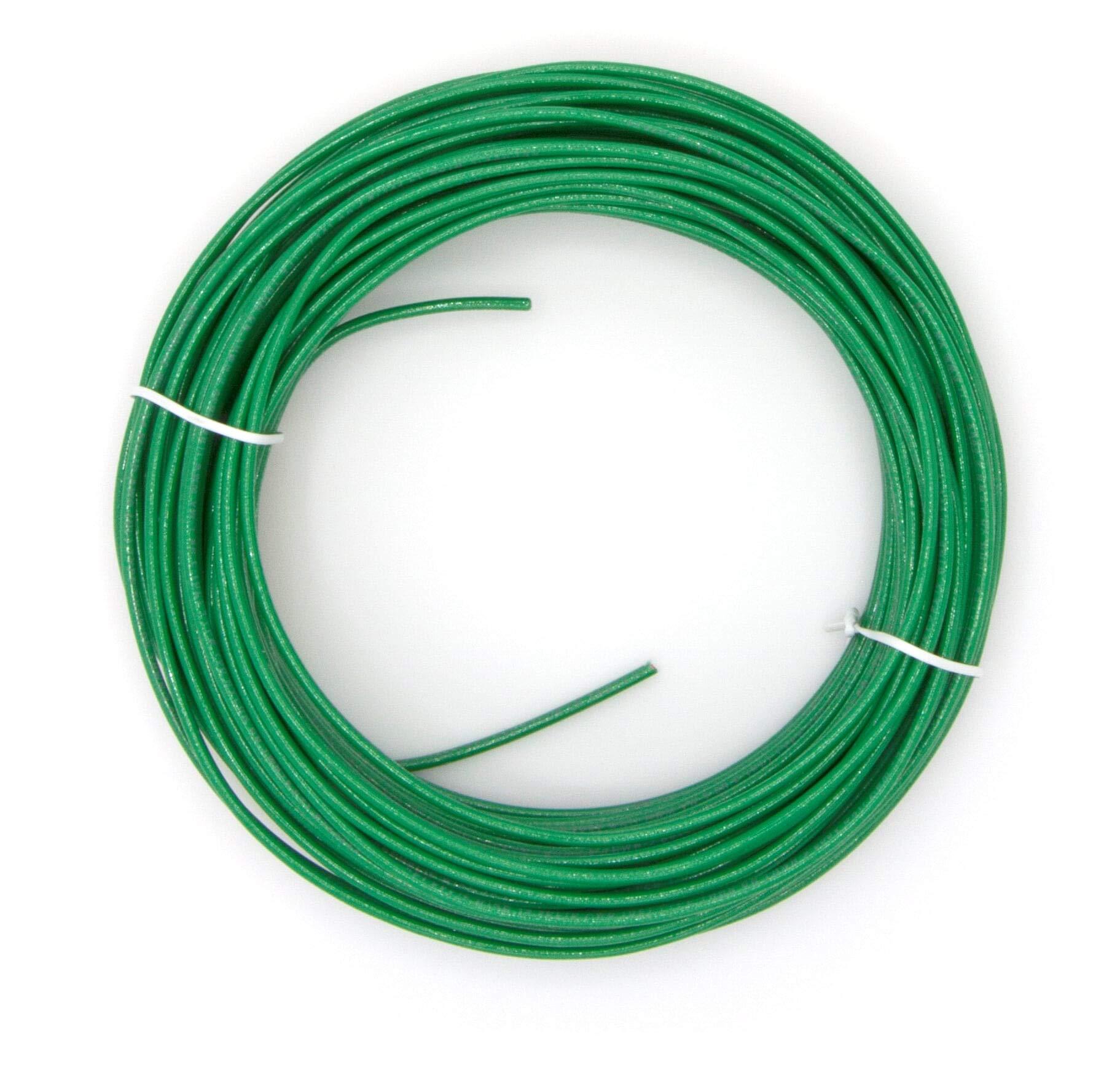 THE CIMPLE CO THE CIMPLE CO 10 Foot - 10 AWG Solid Copper Wire - 10 Gauge Green Ground Wire - 10 AWG THHN Wire - 10 FT Insulated Grounding Wire - THHN/THWN Solid Wire - Industrial Wire - 10 Feet (3 Meters), Green