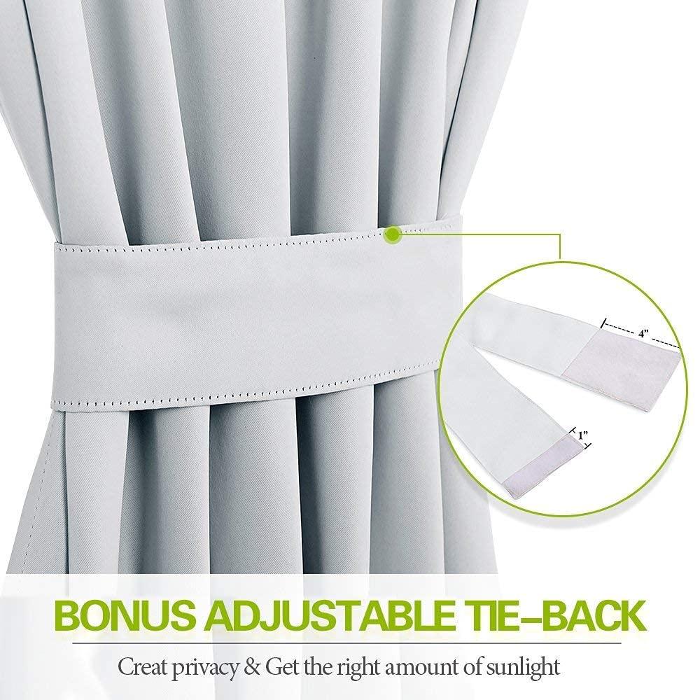 LITTLE BIRD LITTLE BIRD Double Pinch Pleated Window Curtains Panel for Living Room Bedroom Meetingroom Club Theater Patio Door Color White, (Wide 72 Inch by 108 Inch Long-1 Panel)