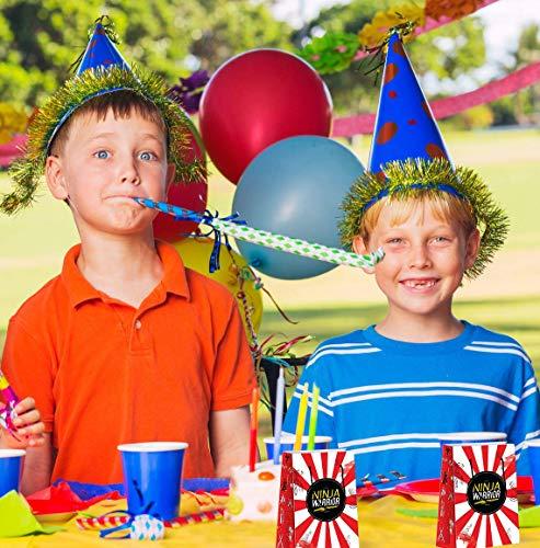 LARZN - Celebrate With an Impression LARZN - Celebrate With an Impression Premium Ninja Party Bags, Party Favor Bags, New, Treat Bags, Gift Bags, Goody Bags, Party Favors, Party Supplies, Decorations, 12 Pack