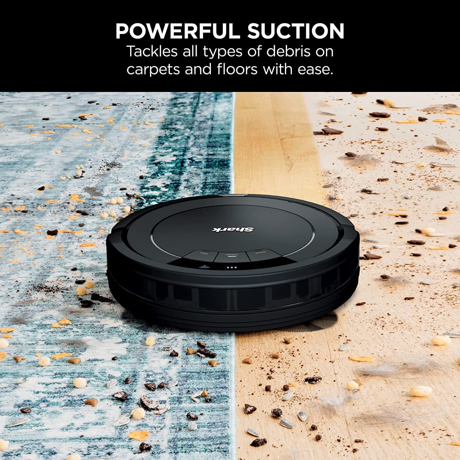 Shark Shark ION Robot Vacuum, Wi-Fi Connected, Multi-Surface Cleaning, Carpets, Hard Floors (BlacK)
