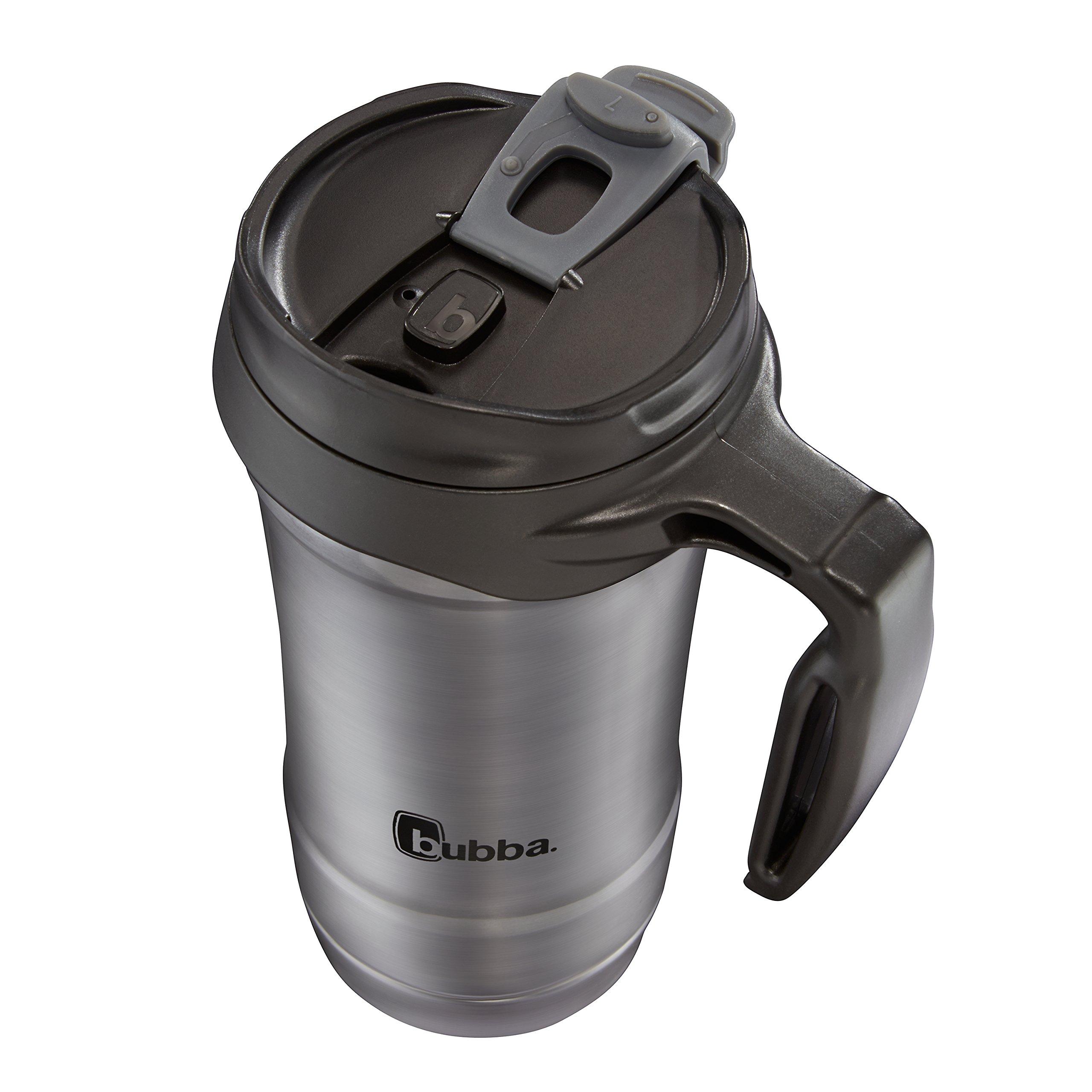 BUBBA BRANDS Bubba Hero Stainless Steel Travel Mug with Handle, 18 oz., Black