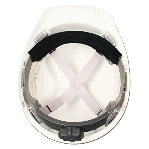 Jackson Safety Jackson Safety Charger Safety Hard Hat with 4-Point Ratchet Suspension, Cap-Style, HDPE, White (Case of 12), 20392