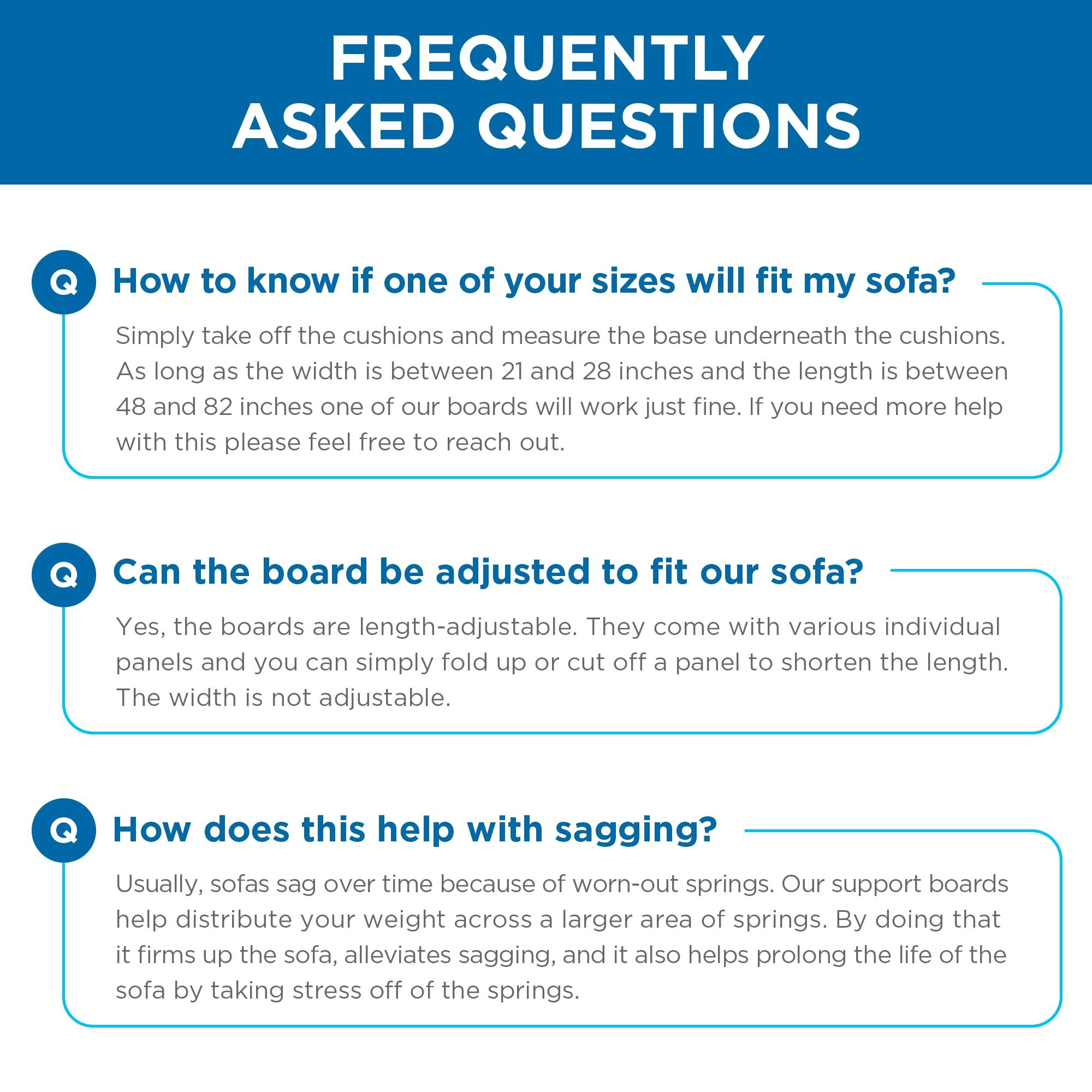 Meliusly Meliusly Heavy Duty Couch Cushion Support for Sagging Cushions (21x79) Reinforced Wood Sofa Cushion Support Board for Sagging Seat, Deep Couch Supporter for Under The Cushions, Loveseat Saver