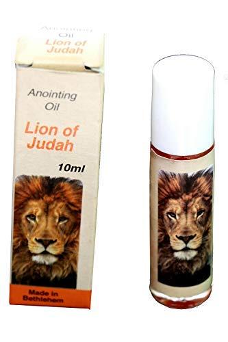 Zuluf Zuluf Lion of Judah Anointing Oil Holy Land Israel - 10ml (.34 fl. oz.) Roll-On Bottle Blessing Anointing Oil Lion of Judah from Israel for Healing and Protection, Home Blessing and Church PER007
