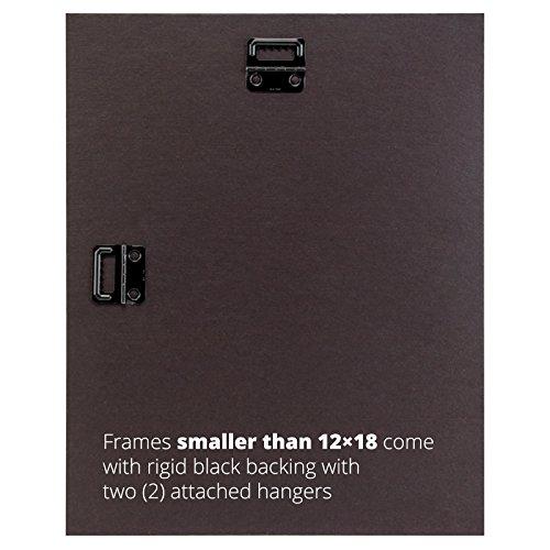 Craig Frames Craig Frames 21834700BK 12 by 16-Inch Picture Frame, Smooth Wrap Finish, 2-Inch Wide, Black