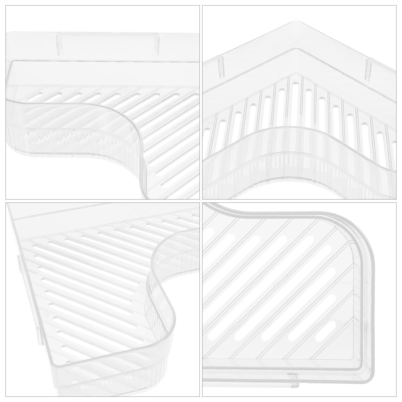 Alipis Alipis Bathroom Corner Shelf Shampoo Bottle Holder Bathroom Corner Rack Shower Stuff Wall-mounted Rack Bath Shampoo Holder Wall Mounted Toilet The Pet Shower Supplies Cosmetic