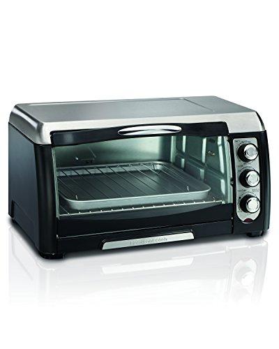Hamilton Beach Hamilton Beach Countertop Toaster Oven, 6-Slices, Includes Bake Pan and Broil Rack, Black (31330D)