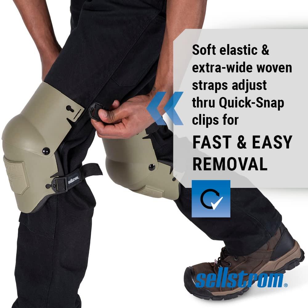 Sellstrom Sellstrom Ultra Flex III KneePro Knee Pads for Construction, Gardening, Roofing, Work, Flooring - Pro Protection & Comfort for Men & Women (Multiple Colors)