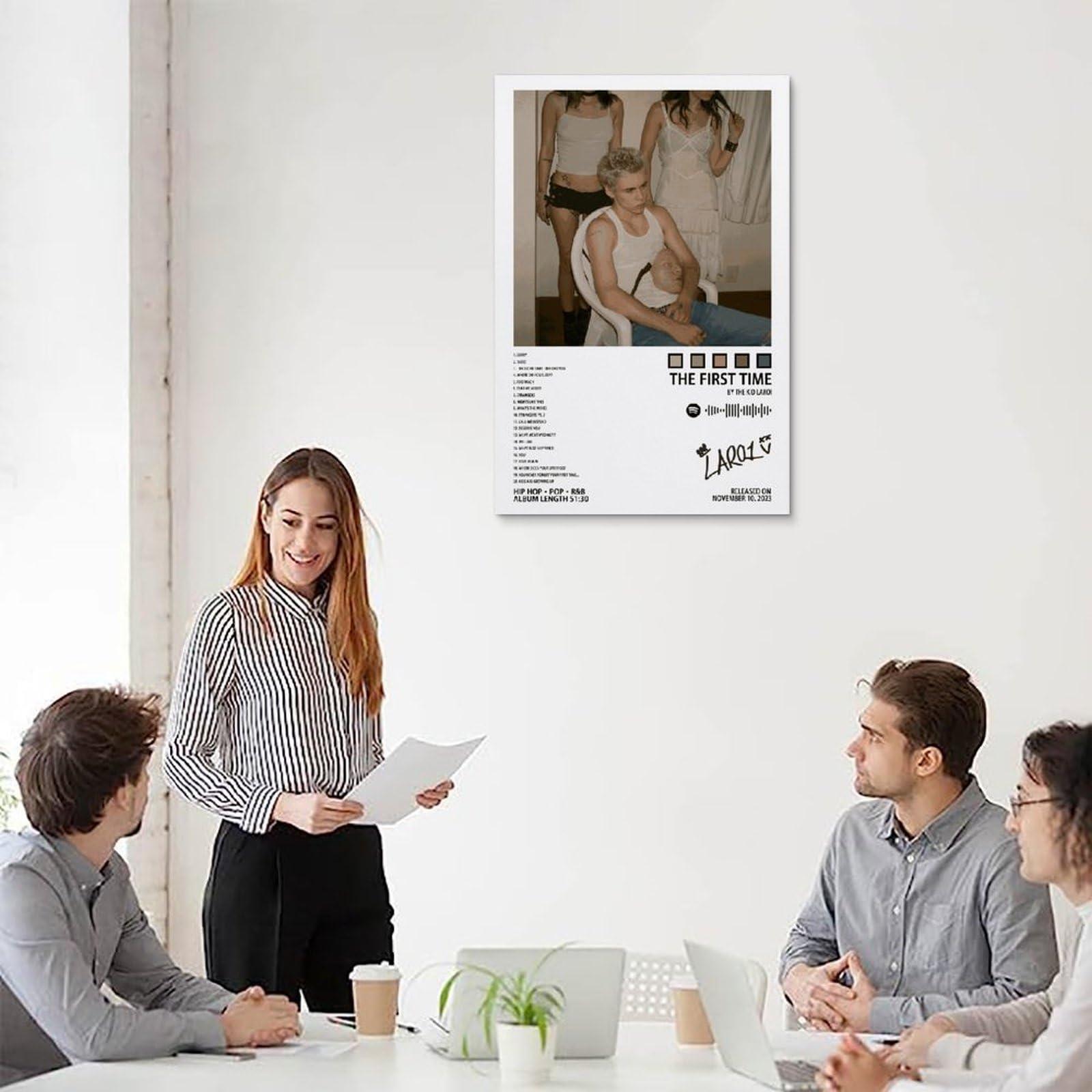 MOOOY MOOOY The Kid Laroi Poster The First Time Album Cover Canve Posters for Room Aesthetic Decorative Painting Wall Art Living Room 24x36inch(60x90cm)