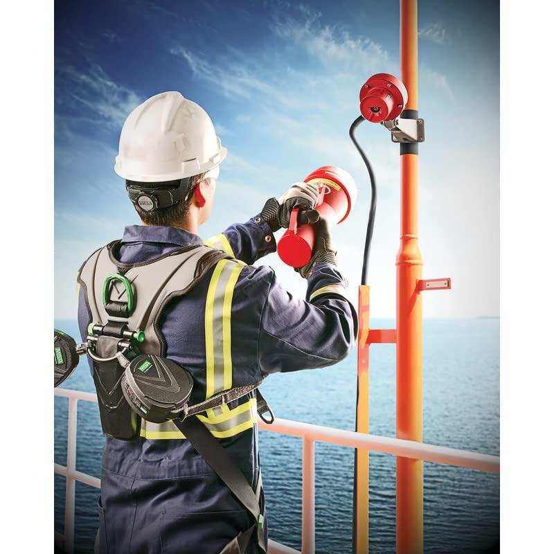 MSA MSA 10071159 Freedom Series V-Gard Full-Brim Hard Hat With Fas-Trac III Ratchet Suspension, Polyethylene Shell, Self Adjusting Crown Straps - Standard Size, American Flag with 2 Eagles