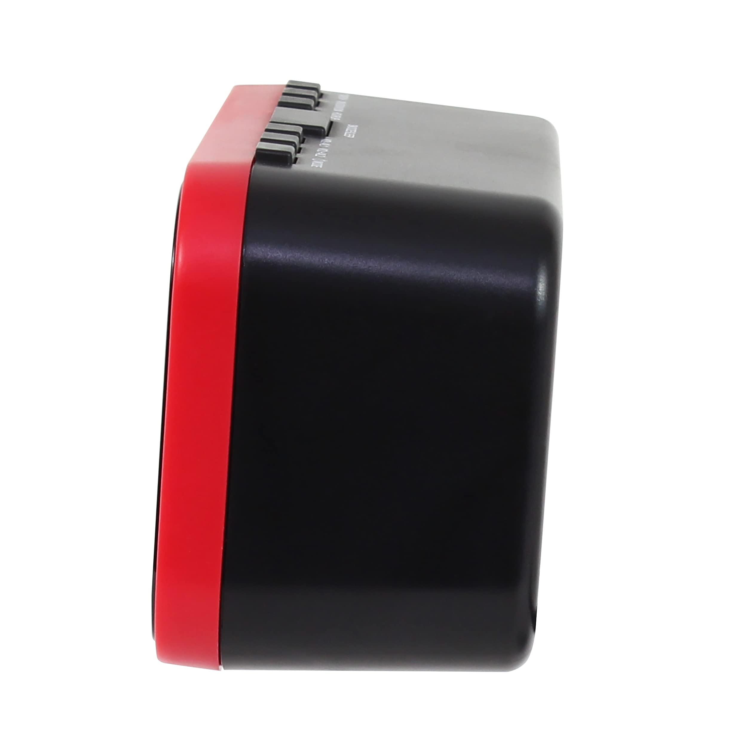 Jensen Jensen JEP-150 AM/FM Band Clock Radio with Weather Alert, Multicolor