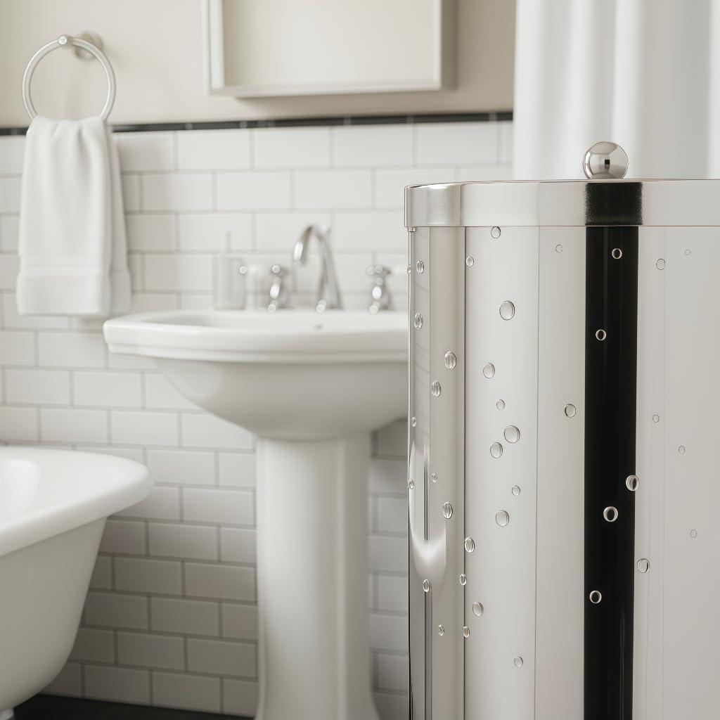 Huji [2023 Upgraded Version] HUJI Rust Resistant Stainless Steel Toilet Paper Roll Canister Holder w/Removable Base for Bathroom Storage (1 Pack, Toilet Paper Canister)