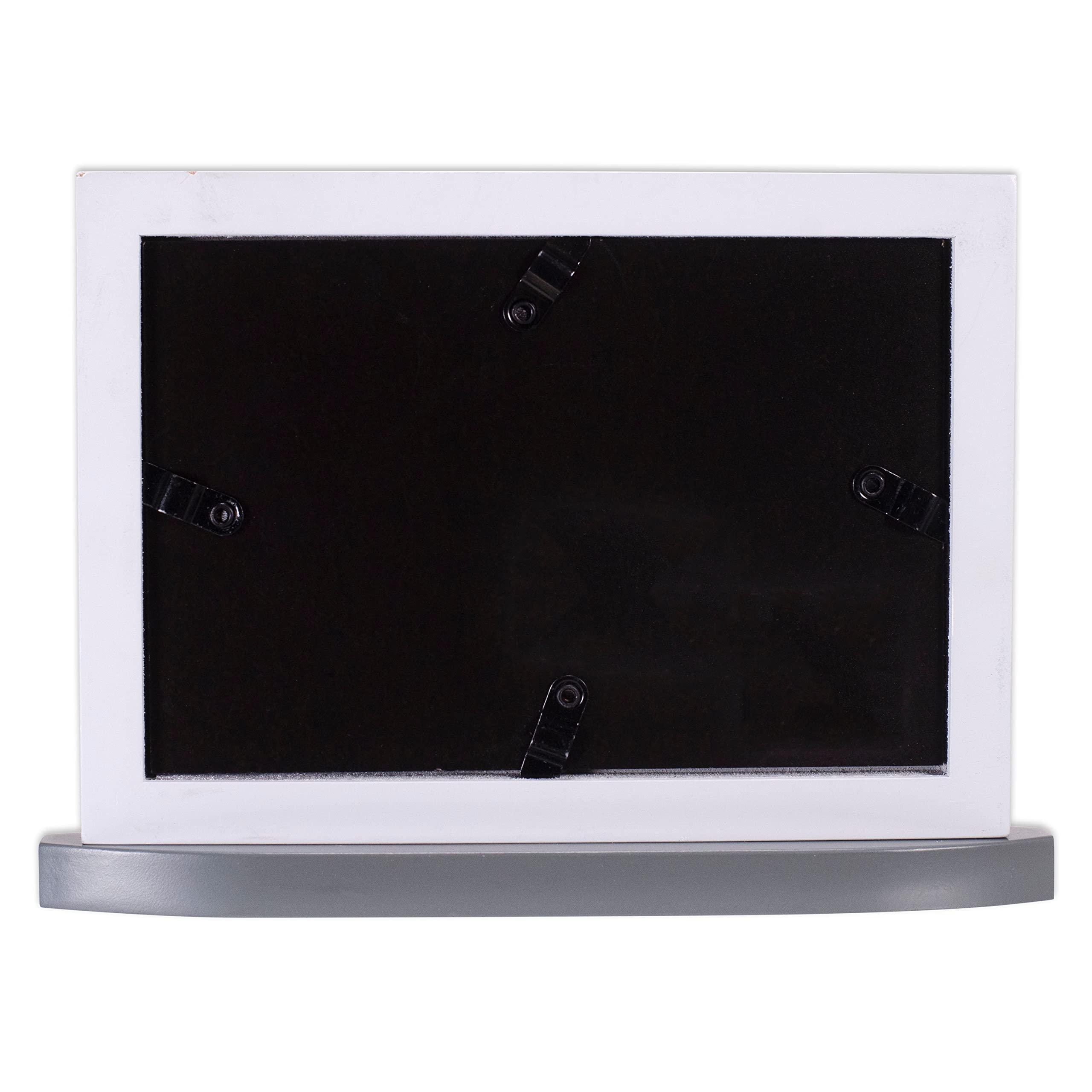 Malden Malden International Designs 4 x 6 inch Woof Picture Frame True love is in the eyes of your dog White Quality MDF Wood