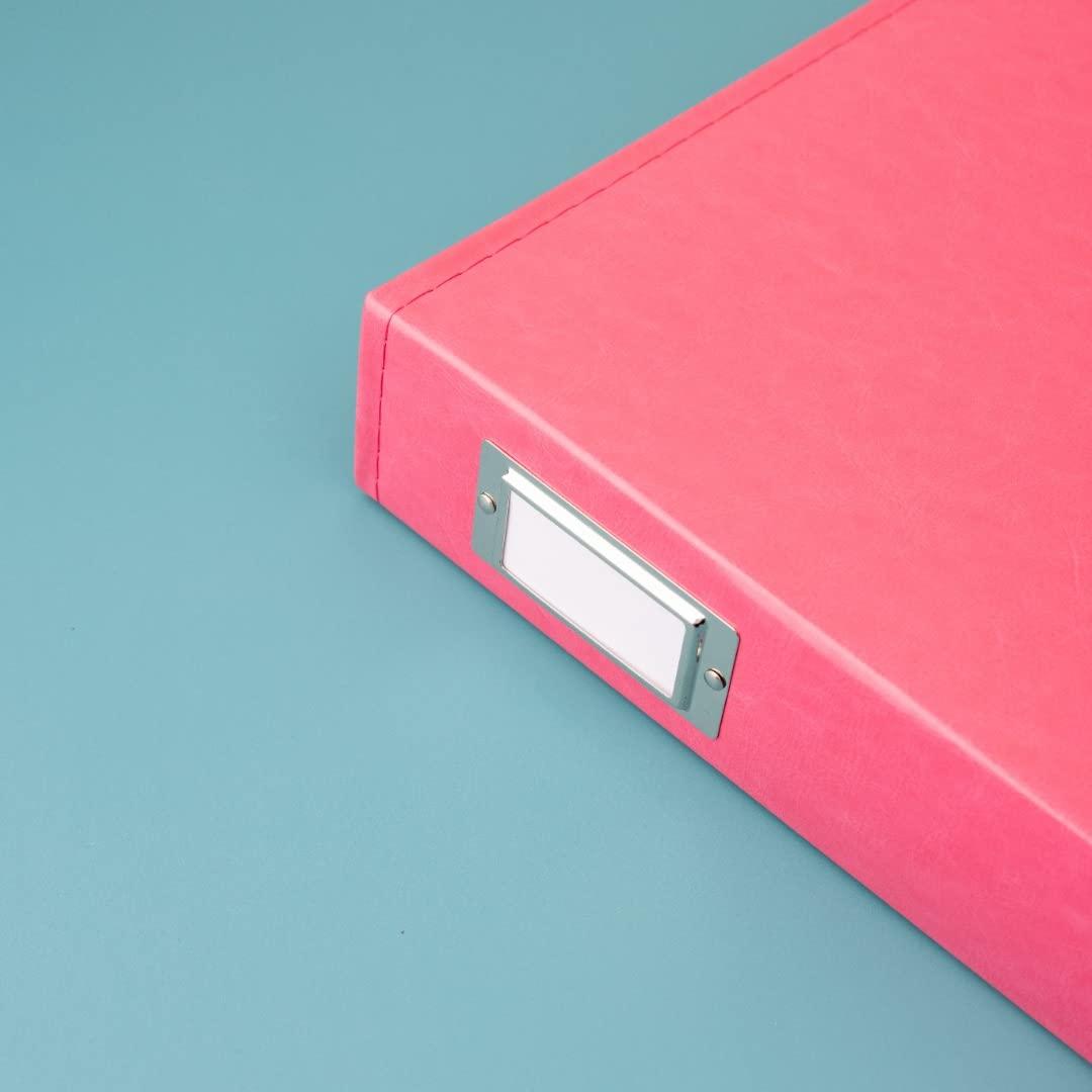 We R Memory Keepers We R Memory Keepers 12x12 Photo Album Strawberry Protect Memories & Photos, Acid-free Leather, Snag-free Rings, Includes 5 Page Protectors, Scrapbooking