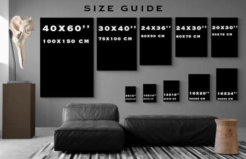 Pix Wall Art Basketball Quote Wall Art for Living Room LeBron James Canvas Paintings on Canvas American Basketball Pictures Artwork Home Decor Giclee Wooden Framed Stretched Ready to Hang