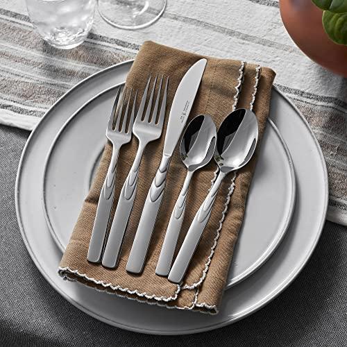 HENCKELS J.A. Henckels Classic Series Rapture 45-Piece Flatware Set, Service for 8
