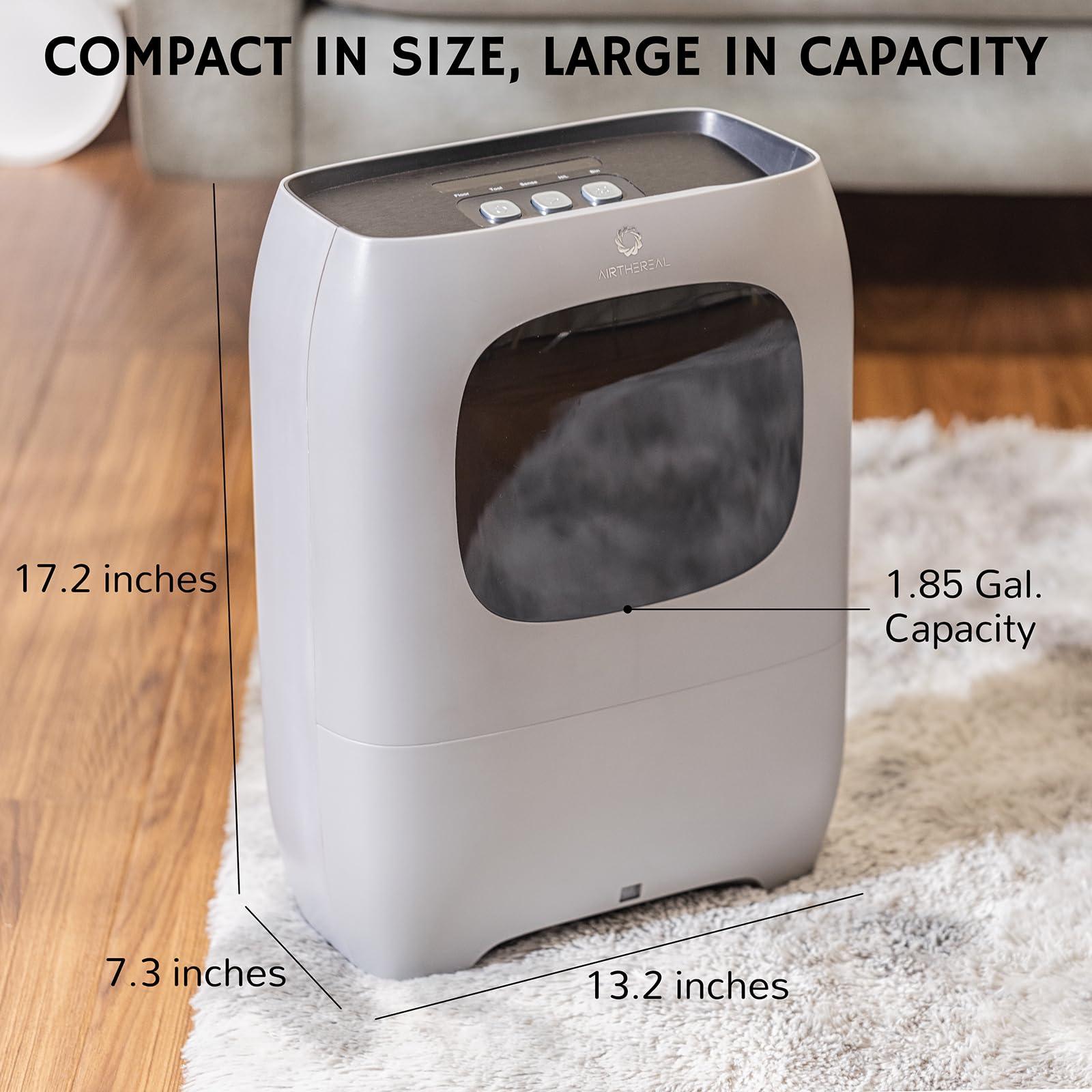 AIRTHEREAL AIRTHEREAL T1 Touchless Vacuum Automatic Dustpan with 2 Operation Modes - Ultra Fast & Powerful Corded Canister Vacuum for Sweeping Salon, Pet Hair, Food, Dirt, Kitchen, 20Kpa Max Suction