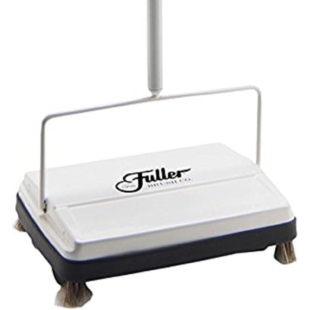 Fuller Brush Fuller Brush 17028 Electrostatic Carpet & Floor Sweeper - 9" Cleaning Path - Lightweight - Ideal for Crumby Messes - Works On Carpets & Hard Floor Surfaces - Bright White