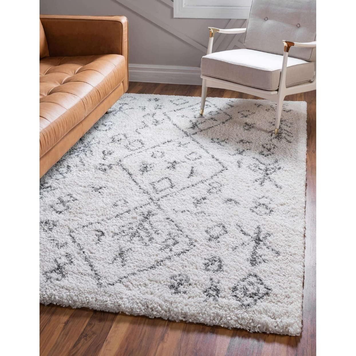 Overstock Overstock Shag Shoploni Collection Area Rug 2'7"x6' - Taupe