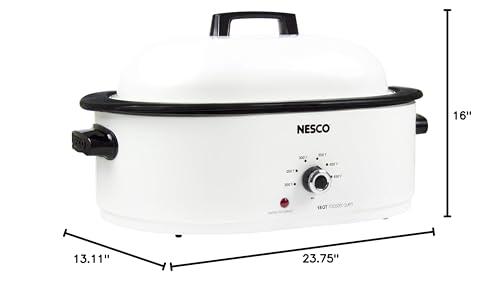 Nesco Nesco MWR18-14 Roaster Oven, 18 Quart, White
