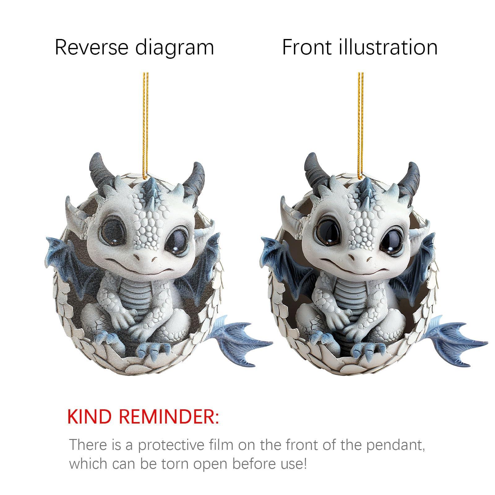 Whedai Hanging Lighted Christmas Decorations New Christmas Tree Decoration Acrylic Flat Pendant 2D Party New Year Christmas Crafts Independent Day Gnome (B, One Size)