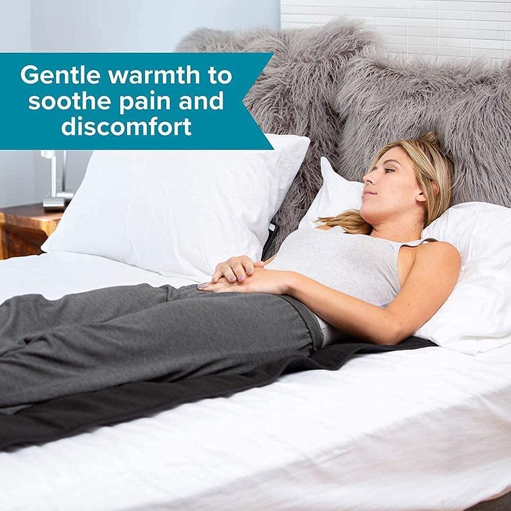 HAILM HAILM Massage Heating Mattress, Jade Electric Heating Mat with Overheat Protection and Smart Timer Setting, Surprise Gifts for Parents/Lovers/Friends, 31.4x75 Inch