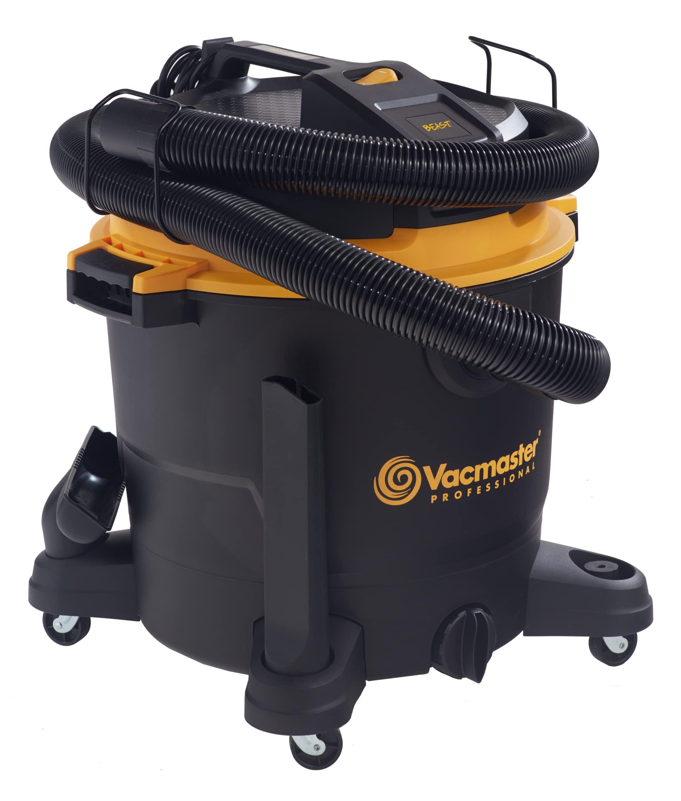 Vacmaster Vacmaster Professional - Wet/Dry Vac, 16 Gallon, Beast Series, 6.5 HP 2-1/2\" Hose (VJH1612PF0201), Black