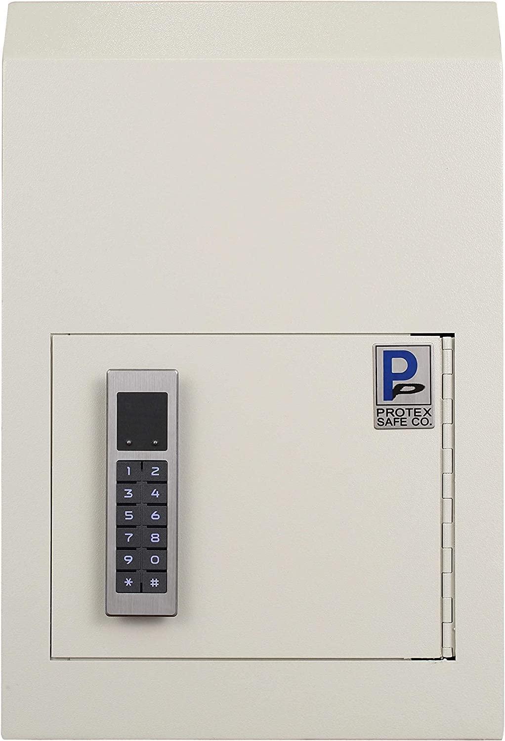 Protex Safe Co. Protex WSS-159E II Through The Door Drop Box with Electronic Lock, Beige
