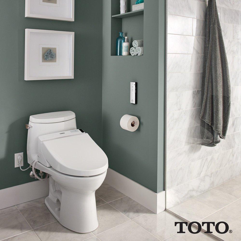 TOTO TOTO SW2024#01 A200 WASHLET Electronic Bidet Tolet Seat with SoftClose Lid, Elongated, Cotton White