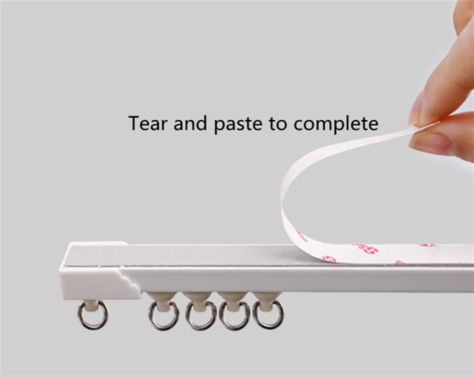 GDSCSKKS GDSCSKKS Balcony Dust-Proof Sliding Rail Curtain, Sunscreen Curtain, Cabinet Curtain, No Nails, Simple Installation (Color : Flowers, Size : Width 90*Height 120cm)