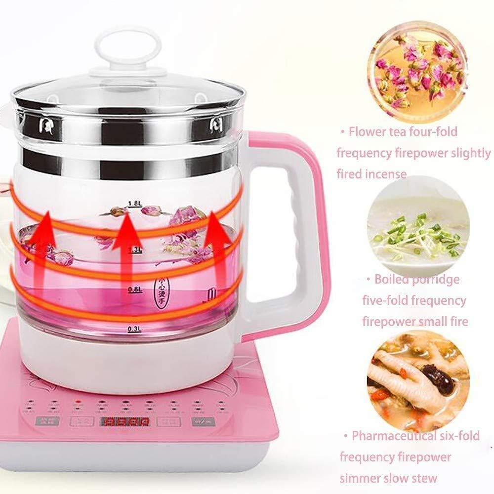 Panduo Picnic Bag Sooiy Electric Water Kettle Glass Kettle,Multi-Function Tea Maker,Health Pot Automatic Multi-Function Thickening Glass Electric Kettle Teapot Black Teapot Tea Pot Electric Kettles
