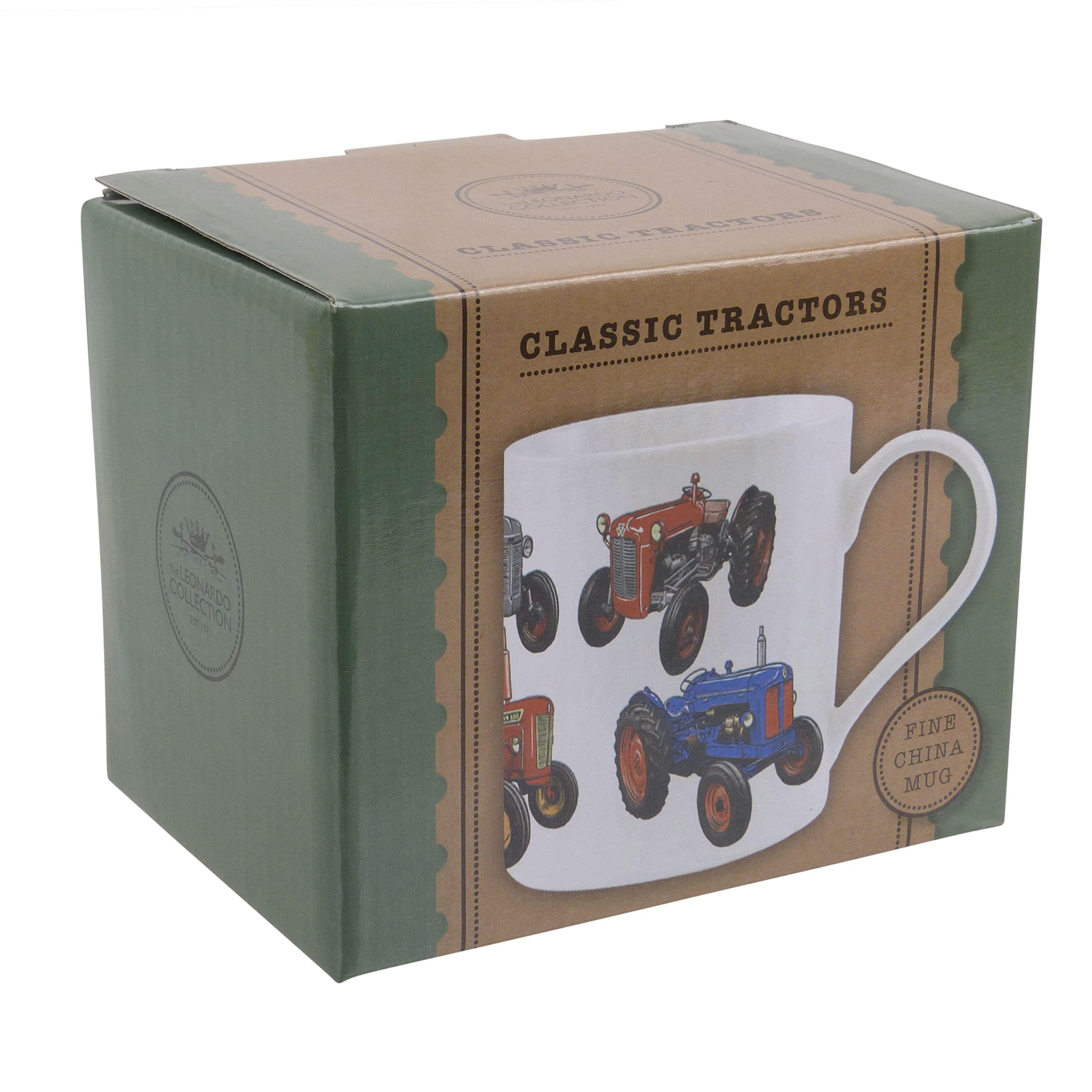 Lesser & Pavey Lesser & Pavey Classic Tractor Fine China Mug, Multi-Colour, 12 x 8 x 9 cm