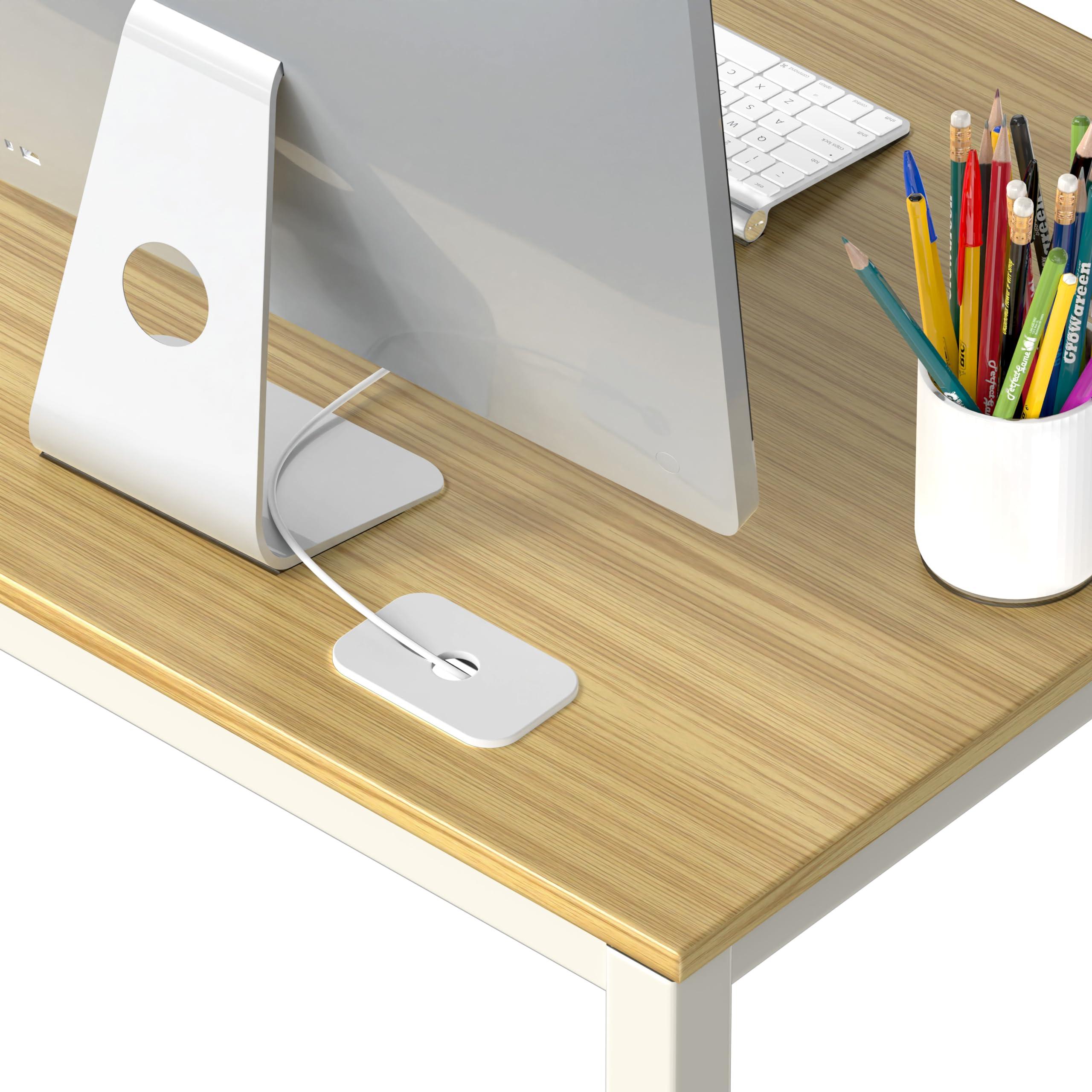 SHW SHW 48-Inch Commercial-Grade Office Computer Desk, Oak