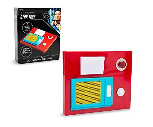 ThinkGeek ThinkGeek Star Trek Electronic Door Chime - Motion-Sensitive - Can Be Mounted on Either Side of a Door - Officially Licensed Star Trek Collectible