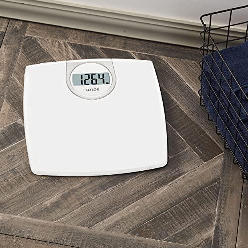 Taylor Taylor Digital 1.2-Inch LCD Bathroom Scale, 330 Lb Capacity, White