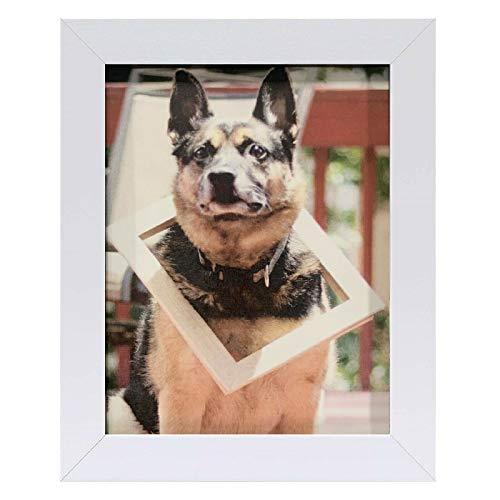 US Art US Art Frames 18x20 Chalk White Flat 1.25 Inch, Smooth Wrapped Finish Wood Composite Wall Decor Picture Poster Frame