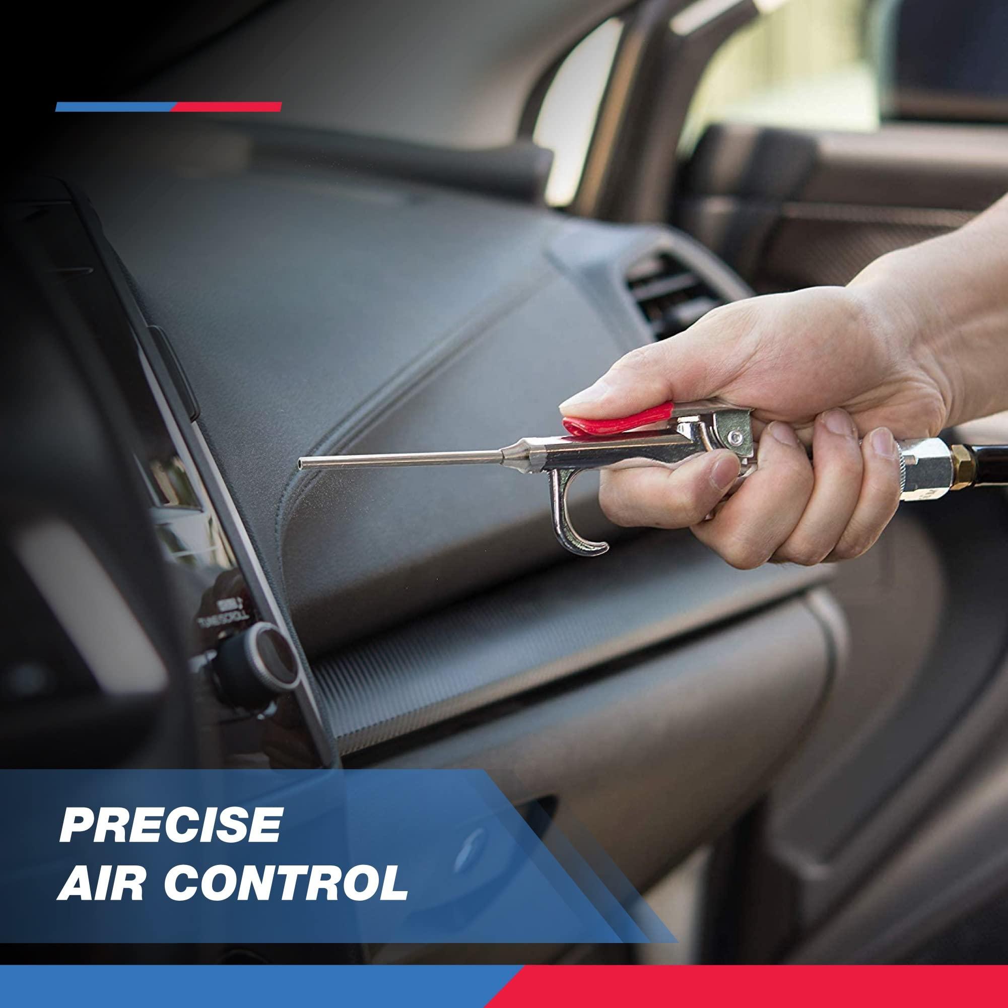 Neiko Neiko 31112 Air Blow Gun Nozzle Set, Air Compressor' Air Gun W/ 5 Interchangeable Nozzles, Air-Compressor Accessories Tools Air Gun, Air Blower Gun