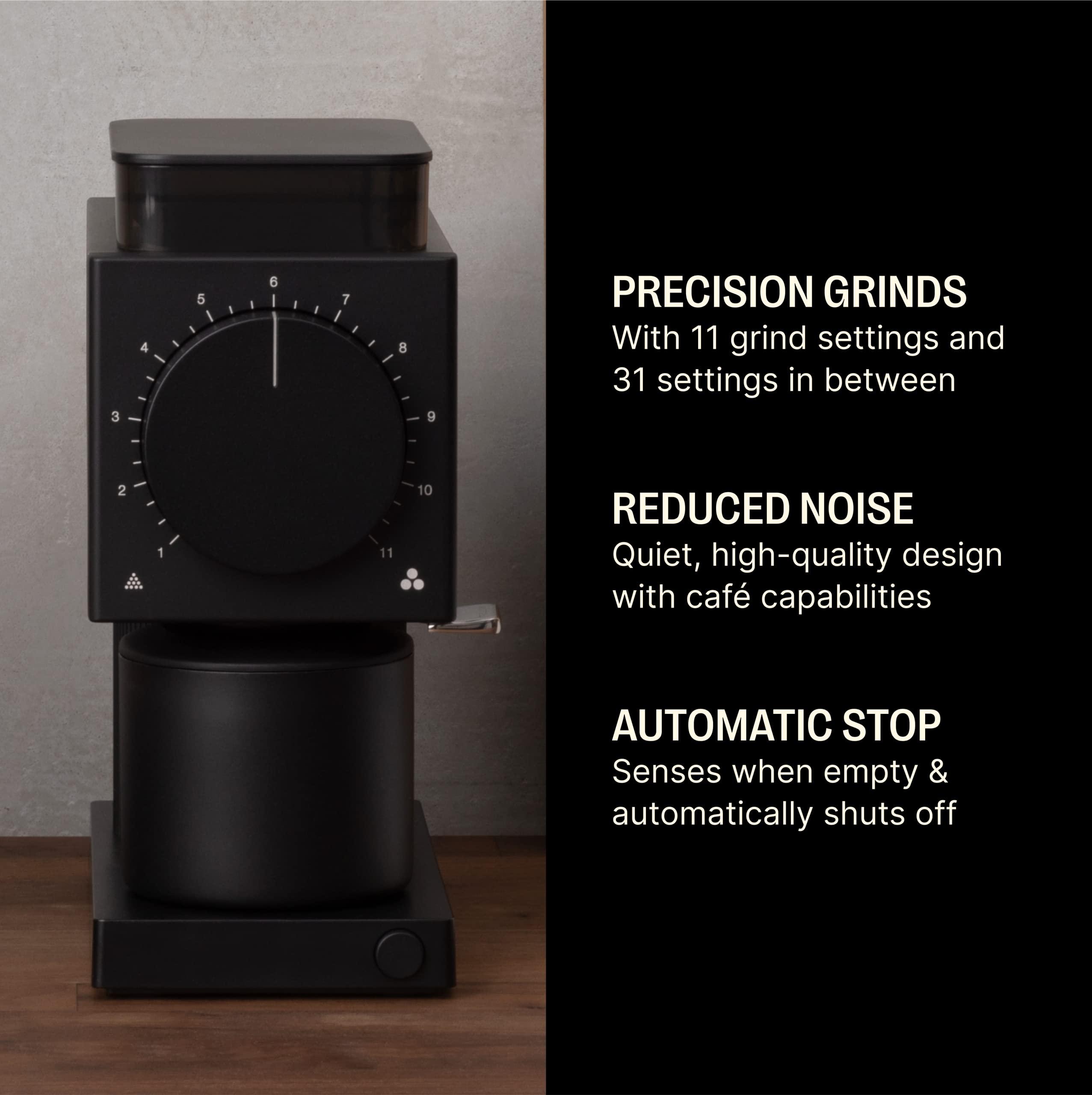 Fellow Fellow Gen 2 Ode Brew Grinder - Burr, Electric Coffee Bean Grinder with 31 Settings for Drip, French Press & Cold Brew - Small Footprint - Matte Black