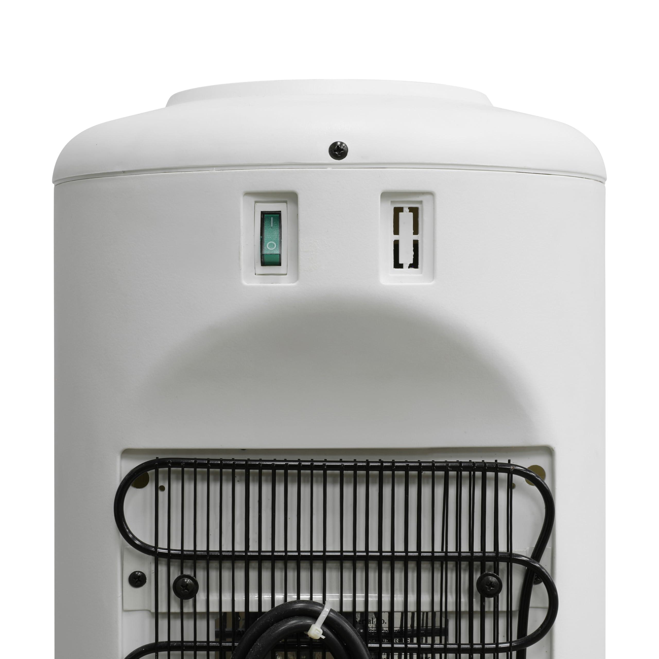 Avanti Avanti Water Cooler Dispenser Top Loading, Holds 3 & 5 Gallon Bottles with Stainless Steel Reservoir, Cold and Room Temperature, Perfect for Homes, Kitchens, Offices, Dorms, White