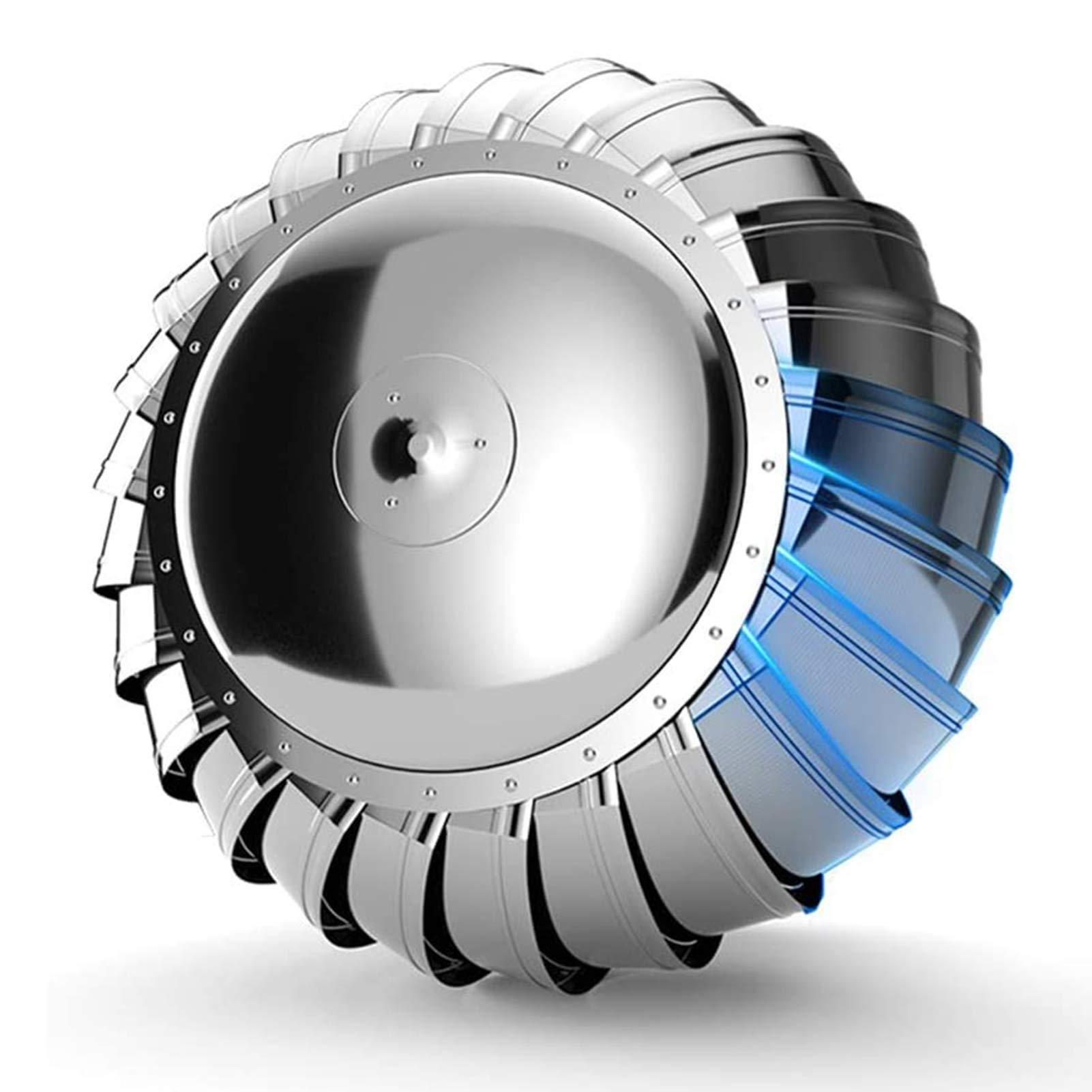 XD Designs XD Designs Rotating Chimney Cowl, 304 Stainless Steel Vent Cowl Rotating Spinner Anti-Downdraught, for Chimneys and Exhaust Vents Chimney Pots,200mm