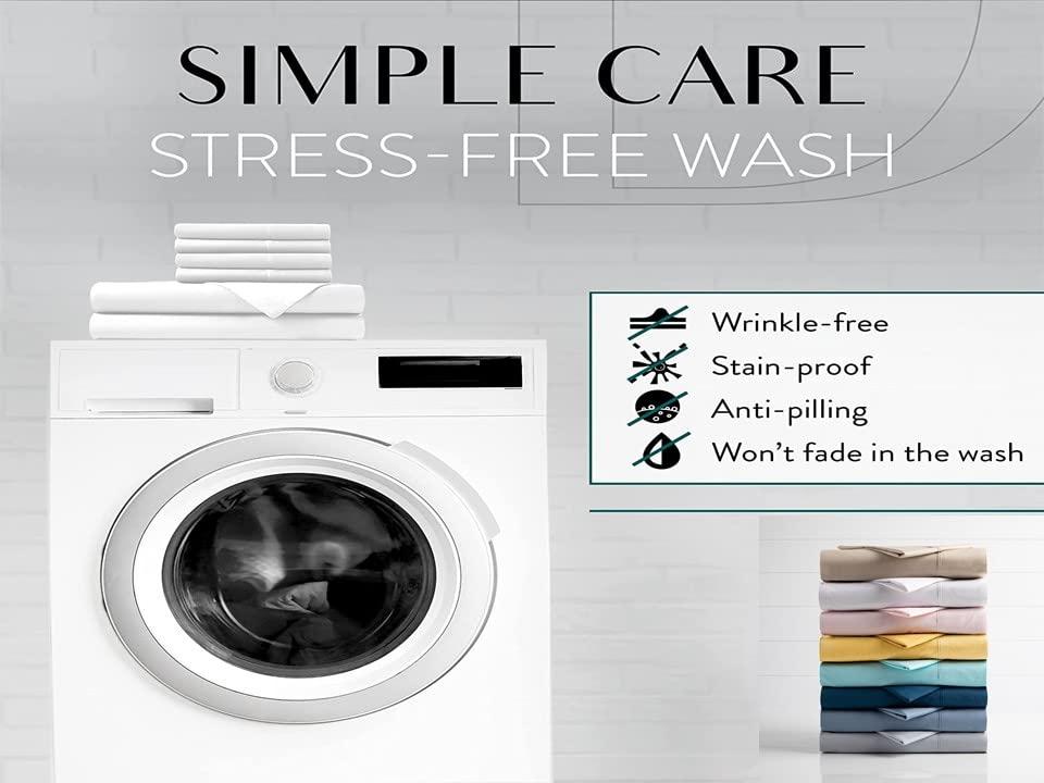 ROYAL ORGANIC SHEET 100% Organic Cotton Full/Double - 54\" X 75\"- Royal Blue Solid 4-Piece Sheet Set 500 Thread Count Breathable and Comfortable, Fits Mattress Up to 8-10 inches Deep Pocket