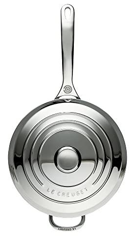 Le Creuset Le Creuset Tri-Ply Stainless Steel 3.5 Quart Saucier Pan